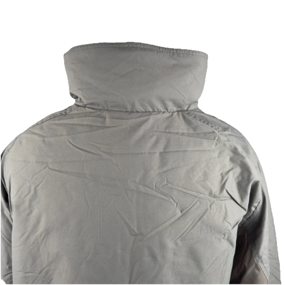 Vintage‎ 1990's Nike Men's Gray/Taupe Hooded Full Zip Windbreakers Jacket Size L - Picture 3 of 16